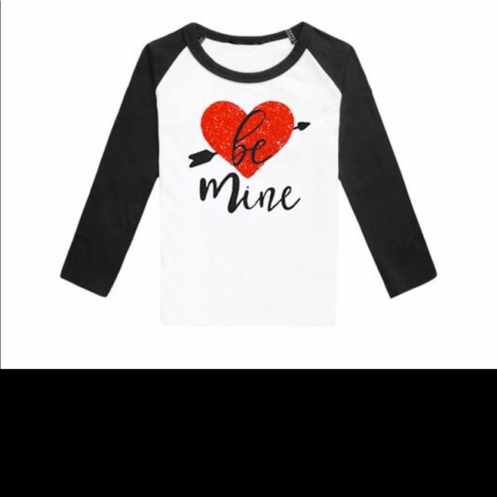 Infant long sleeve valentine tee